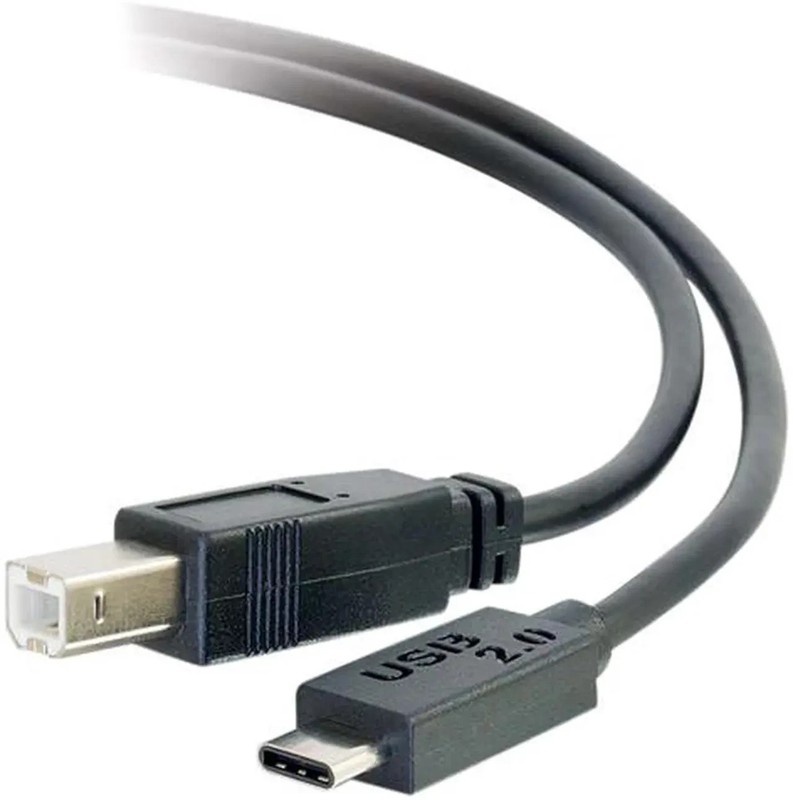 C2G 28859 6FT USB 2.0 USB-C TO USB-B CABLE M/M – BLACK Model 28859