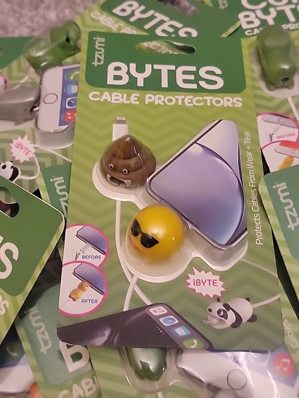 Tzumi Bytes Cable Protectors Assorted Helps Reduce Cable Breakage Lot of 16 gallery