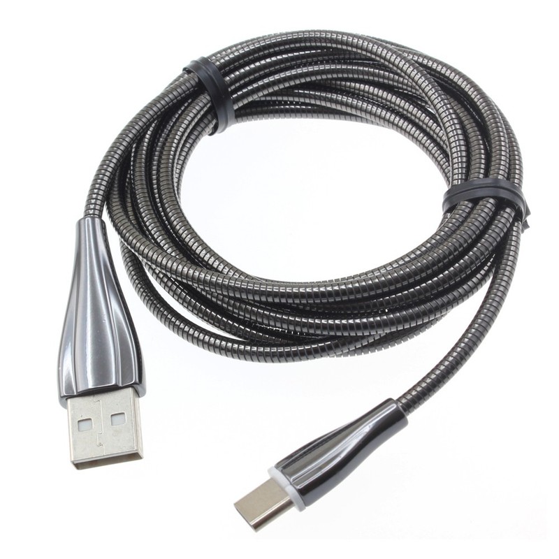 For TCL K33/K32 5G - Metal USB Cable 6ft Type-C Charger Cord Power Wire gallery