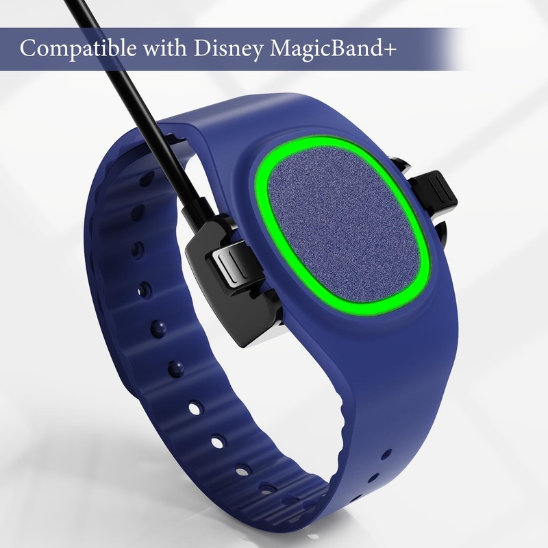 4 Pack Magic Band Charger Compatible with Disney-Magic Band Plus, 3.3ft Repla... gallery