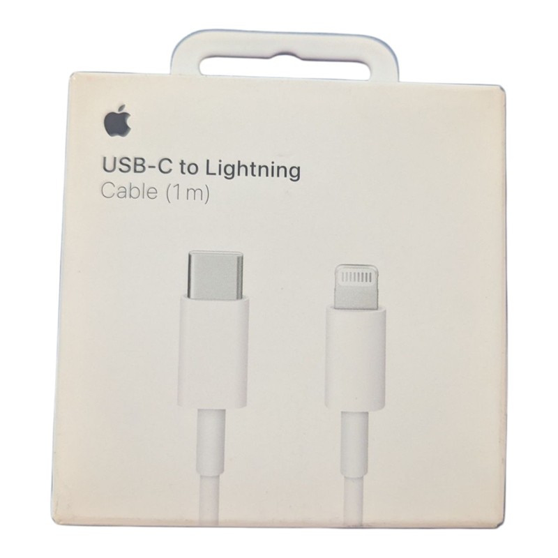 E3-Poly Apple MUQ93AM/A USB-C to Lighting 1m/3ft Charging Cable – White
