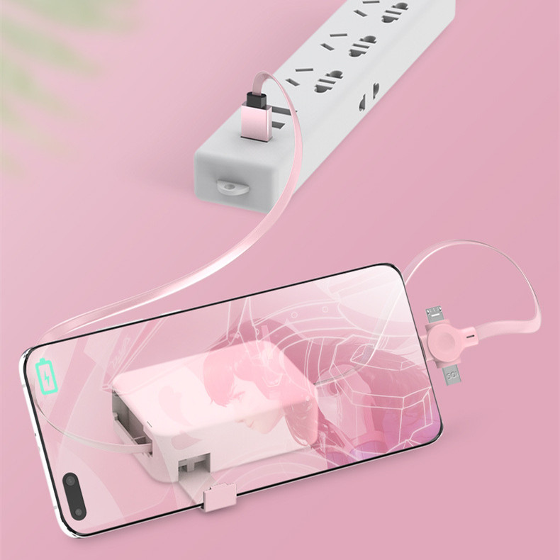 4 in 1 Retractable Charging Cable USB C Micro USB Multi Charger Cord gallery