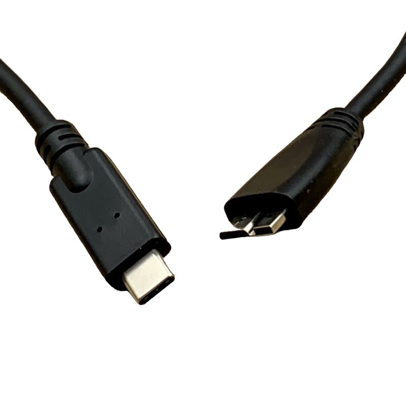 1.41ft Micro B to USB Type C 3.1 External Hard Drive Cable For WDMacBook Seagate