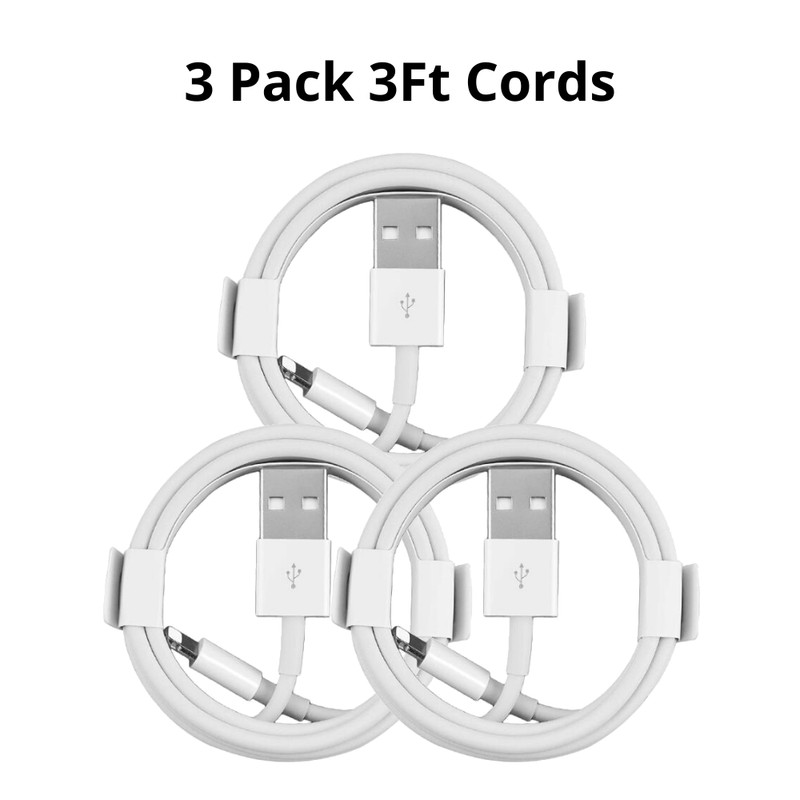 QC Fast Charger Power Adapter Block USB Cable For iPhone 6 7 8 X XR 11 12 13 14