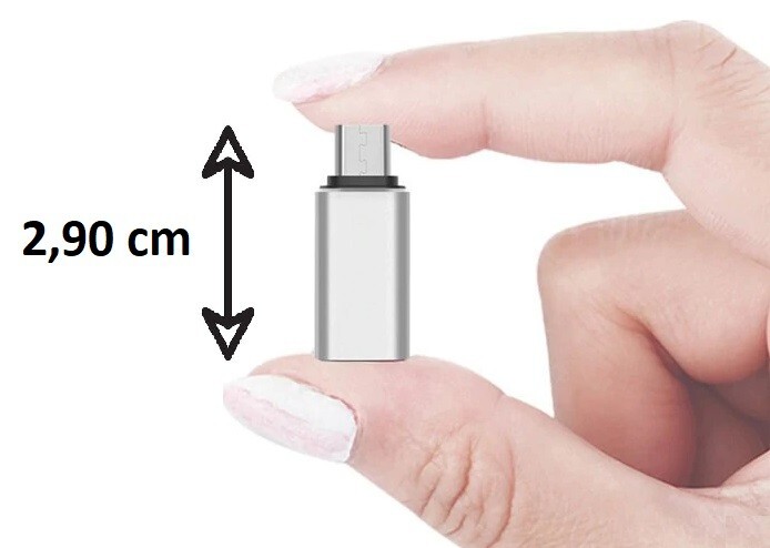 Gray Adapter Charger And Sync Type C Socket For IPHONE, 8 gallery