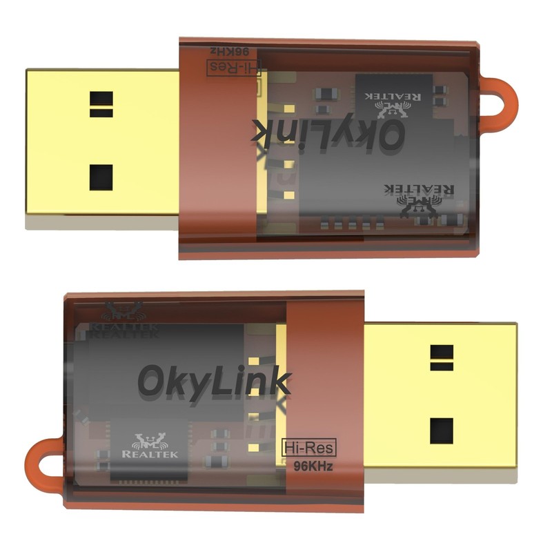 USB to 3.5mm Audio Adapter 2-Pack, Hi-Res DAC 96kHz, Plug & Play, External Sound gallery