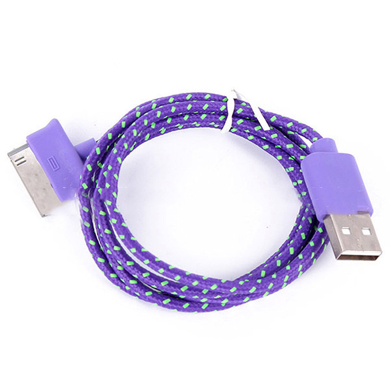 10FT 3M Fabric Braided USB Data Sync Cable charger FOR Apple iphone 4 4S ipod 6 gallery