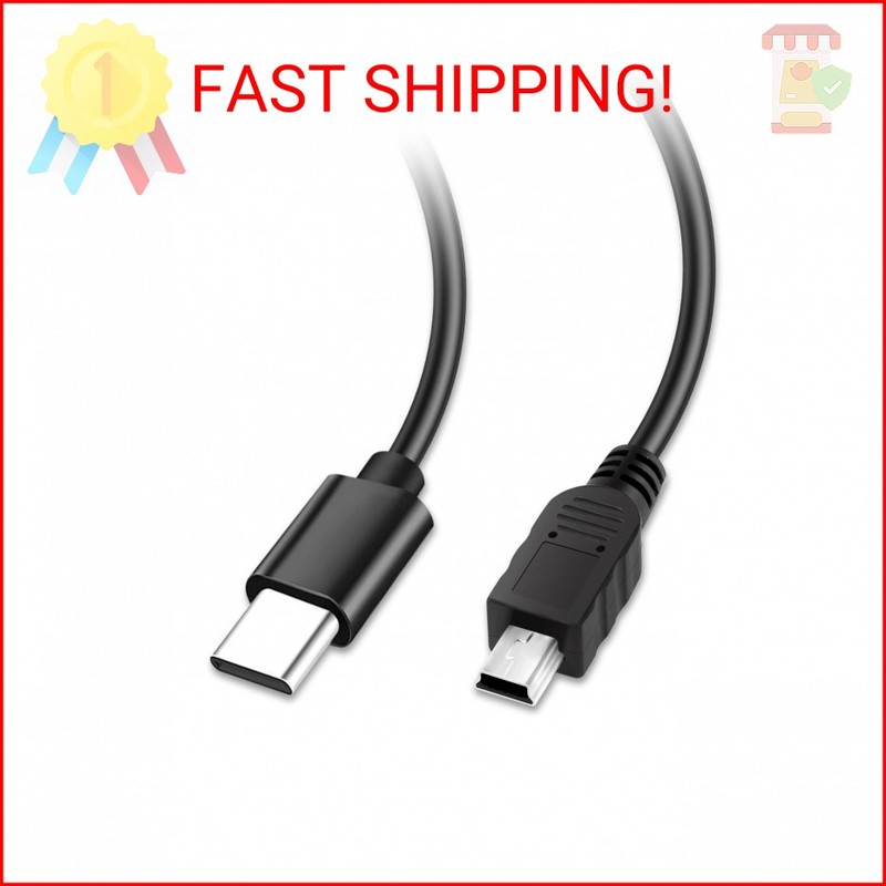 Kxable USB C to Mini USB Cable 6 Feet, USB C to Mini 5-Pin Charging & Sync Data gallery