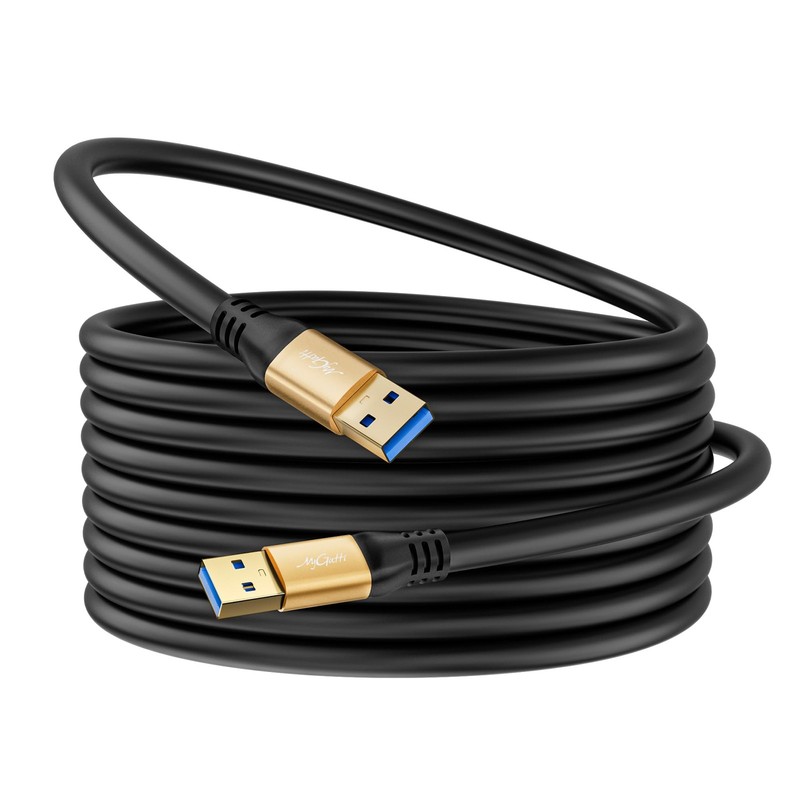 Extra Long USB 3.0 A To A Cable 20FT 5Gbps Type A Male Data Transfer Cord