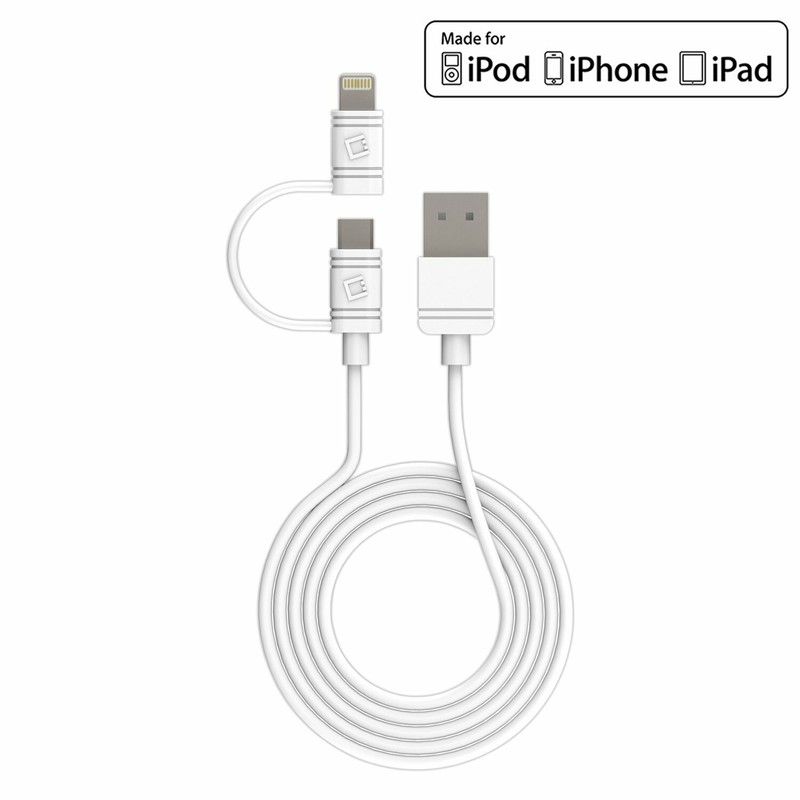 Micro USB & Lightning USB Data Sync & Charging Cable for Apple iPhone Samsung gallery