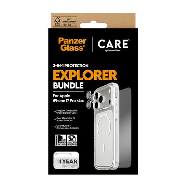 PanzerGlass | CARE by 3-in-1 Flagship Explorer Bundle iPhone 17 Pro CR94434