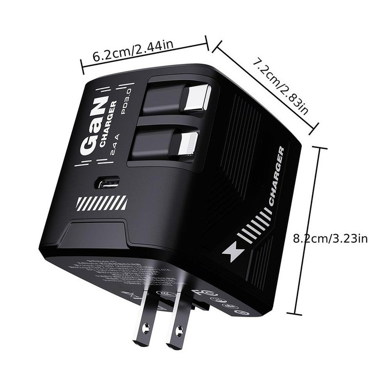Fast-Charging Compact Durable Sturdy Intelligent Versatile 120W GaN Fast Charger gallery