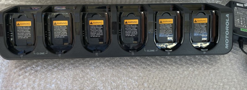 Genuine Motorola NNTN7981C 6-Unit Charger & Cloning Station for CLP107 CLP107E gallery