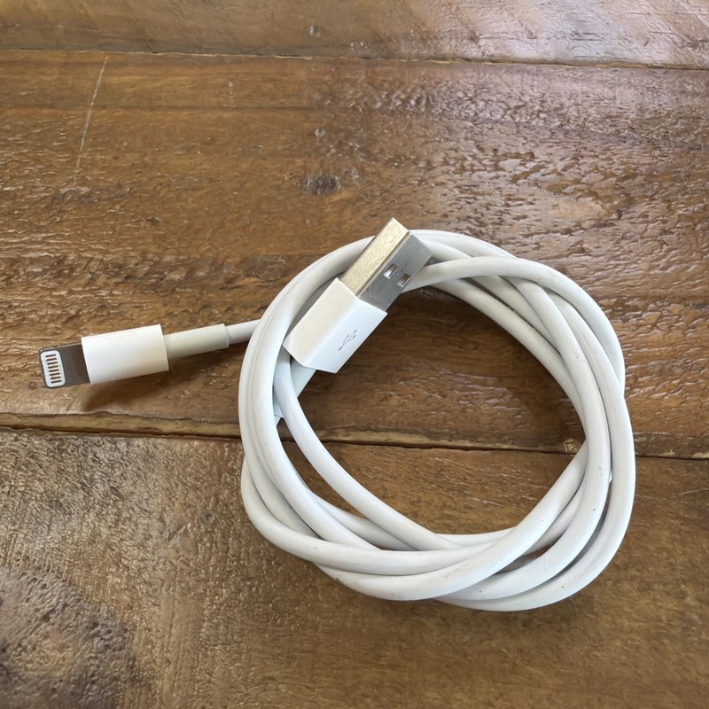 Apple Lightning to USB Charging Cable 1M 3.3ft White OEM iPhone iPad Used