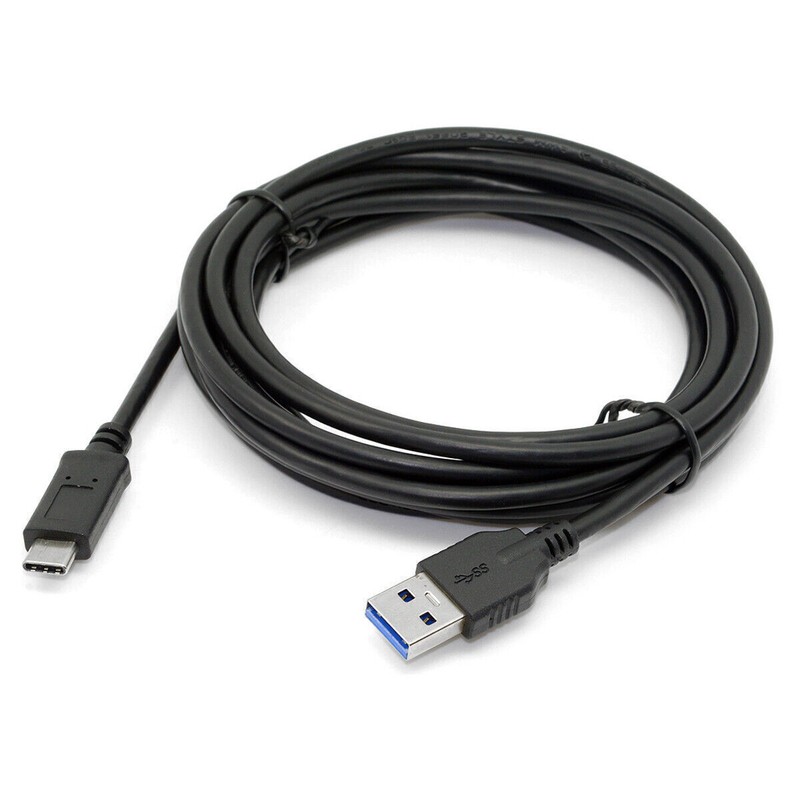 CABLECY Type A Male to USB 3.0 3.1 Type C Male Connector Data Cable 10ft 3m gallery