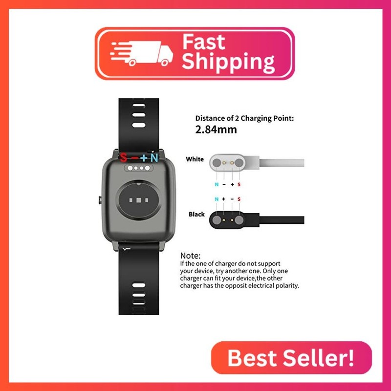 Chofit Charger Cable for Cubitt CT4/CT3/CT2 Pro/CT2S Smart Watch, 1.6ft USB Port gallery