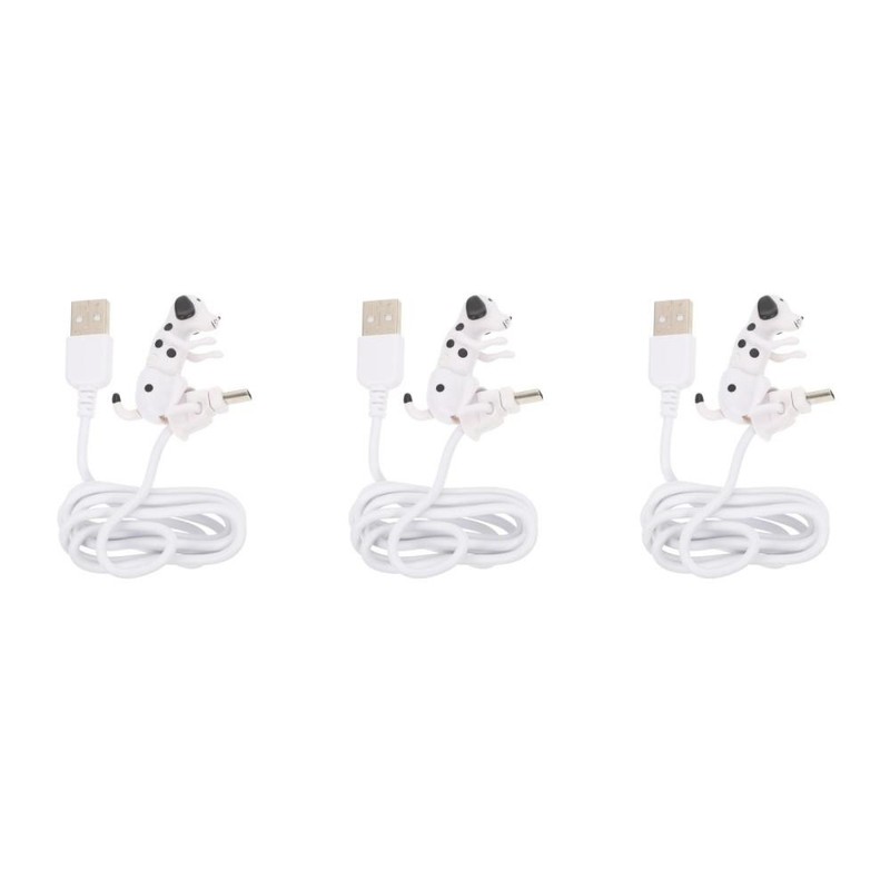 3 Count Funny Dog Charger Cable Usb-c Charging Phone Chargers Cord Humping