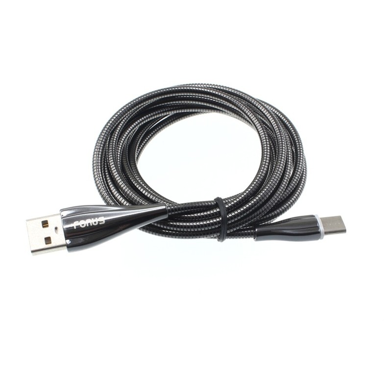 For Galaxy A13/A14/A15 6ft Metal USB Cable Type-C Charger Cord Power Wire