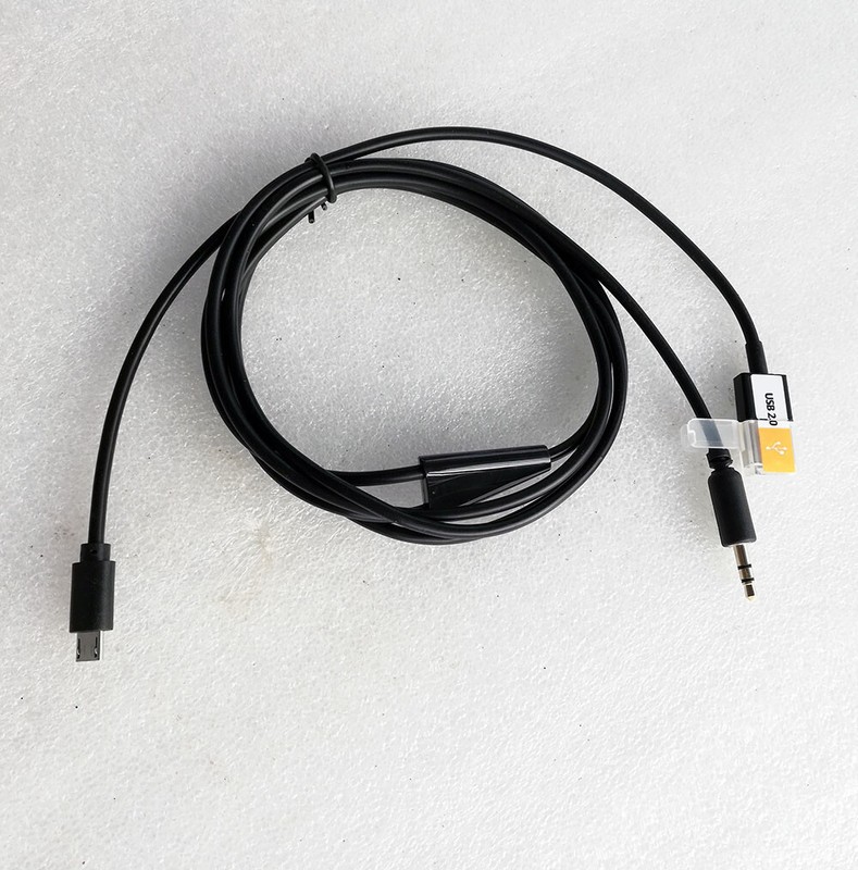 Car AUX Charger Micro 5pin To 3.5mm Stereo Audio USB Cable for Samsung Galaxy S4 gallery