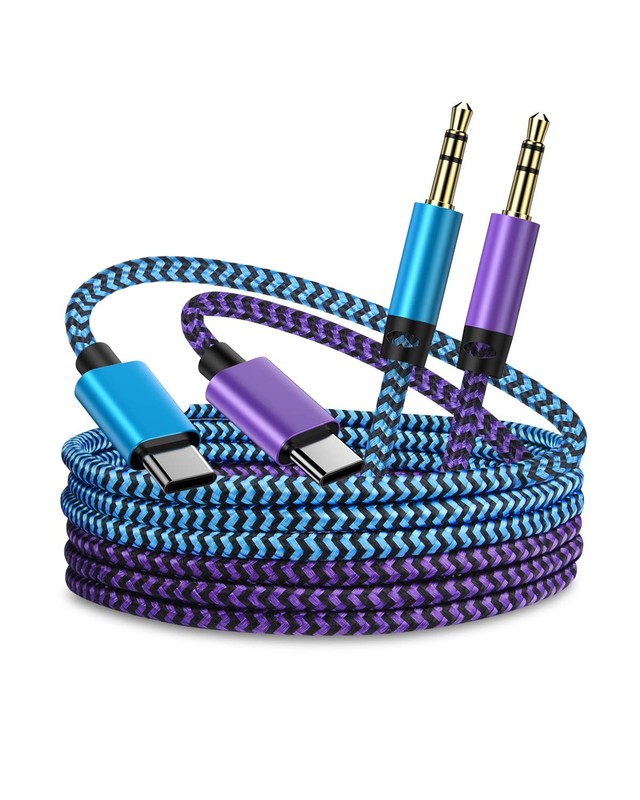 3FT Aux Cord, USB C to 3.5mm Audio Cable for iPhone 17e 17 16e 16 15 Pro | Ox Ch