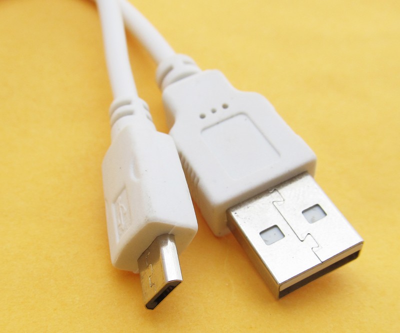 100x White 30cm Micro USB PC Power Charge Cable for Mobile Cell Phone Universal gallery