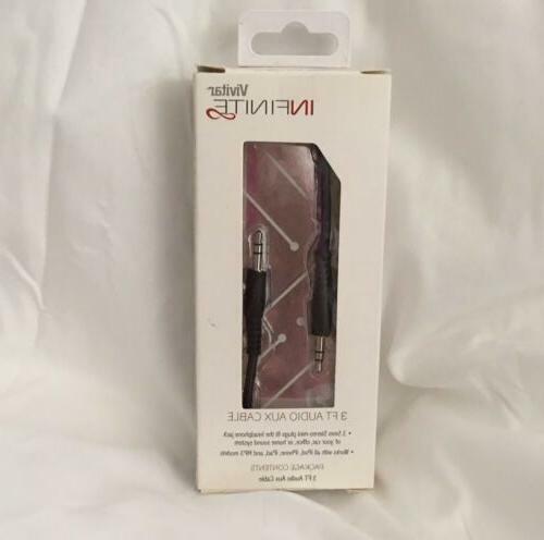Vivitar Infinite RAVEN Limited Edition (3 ft) Audio AUX Cable