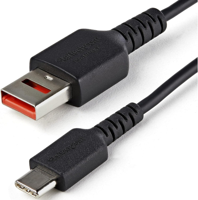 3Ft (1M) Secure Charging Cable USB-A to USB-C Data Blocker Charge-Only Cable No-