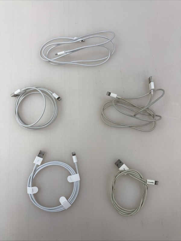 5 Pack iPhone Chargers Lightning Cables 4 USB And One Type C