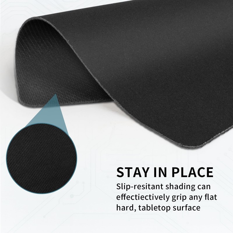 5 Pack Mouse Pad, Ultra-Smooth Gaming Mousepad, Non-Slip Rubber Base Waterpro... gallery