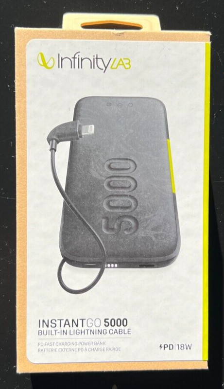 Infinity Lab Instant Go 5000 MAH Wireless Power Bank for Apple 18W