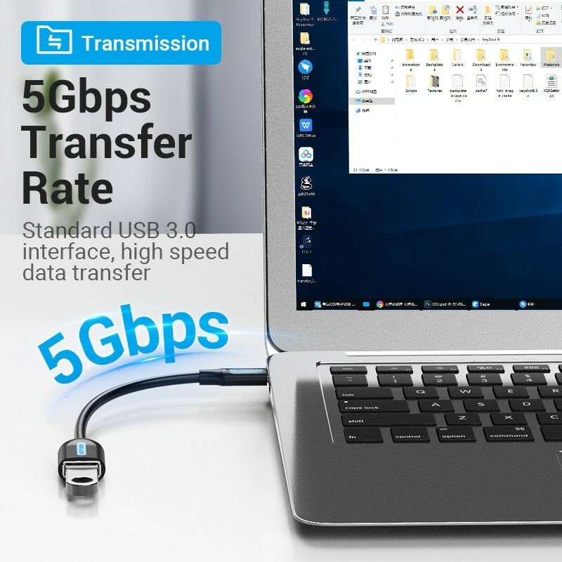 USB Type C Cable Male to USB A 3.0 Female OTG On The Go USB Host Adapter Cord gallery