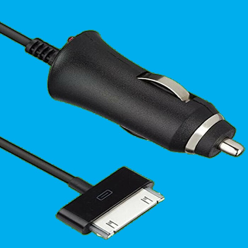1x 1m 30 Pin Dock Male Car Charger Cable Lead MFI for iPhone iPad Mobile Tablet