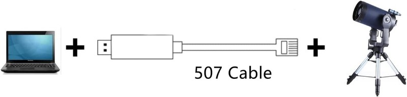 Meade LX200 Telescopes Upgrade Control Console Cable Meade LX200 USB RS232 to... gallery