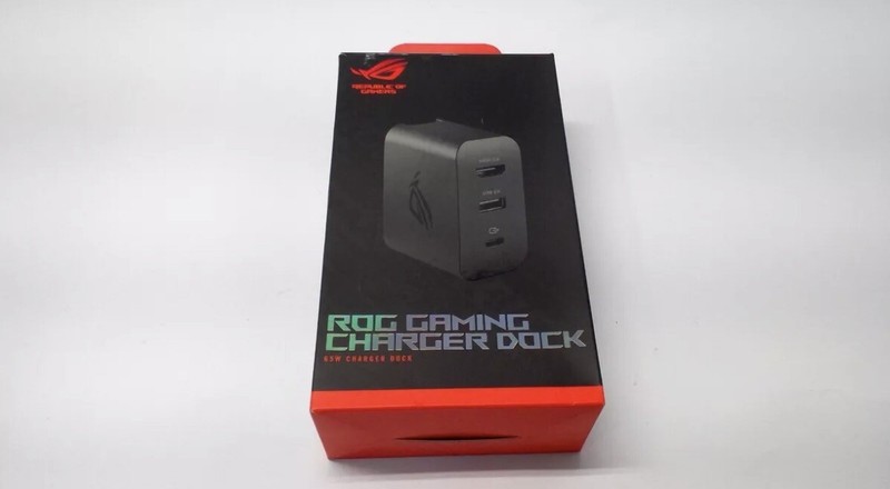 ASUS ROG 65W USB-C/A HDMI 2.0 Gaming Wall Charger Dock + Cable AC65-03 gallery