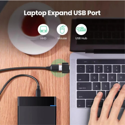 USB C to USB 3.0 OTG Adapter Type C Male to Female Data Converter Connector gallery