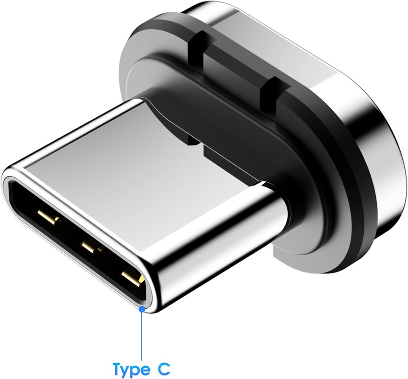 24Pins Magnetic USB C Connector Tips Head (3 Pack) Compatible for Most Type C Ma gallery