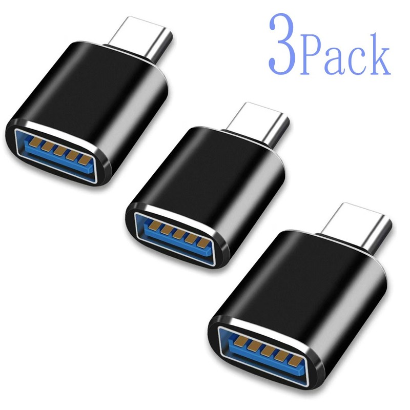3-9Pcs USB-C USB 3.1 Type C Male To USB 3.0 Female Data OTG Converter Adapter US gallery