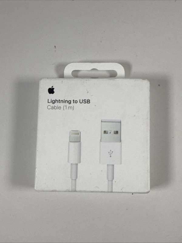 Original Apple MUQW3AM/A 1M 3Ft White Lightning to USB Cable – New SEALED