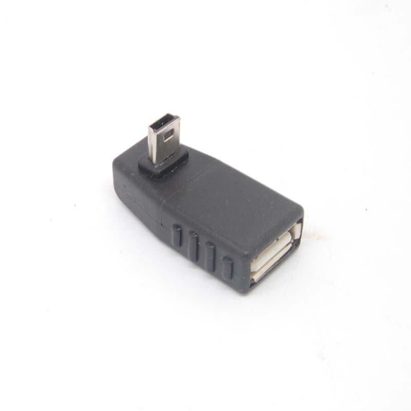 90 Degree down angle A Female to 5-pin B Male Mini USB OTG Host adapter USB2.0 gallery