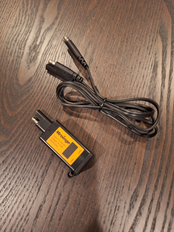 Motorcycle USB Charger, “Mroinge” 4.8A SAE to USB Adapter