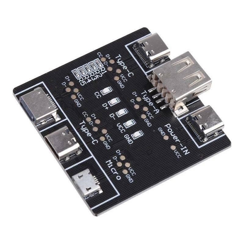 DT3 USB Data Cable Tester Fast Detecter Tool PCB Board For iPhone Micro Type C G
