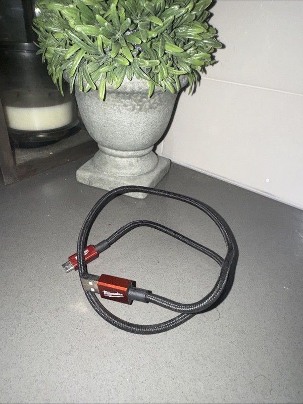 Milwaukee Tools Micro USB Cable Cord for M12 Compact Charger 24" OEM