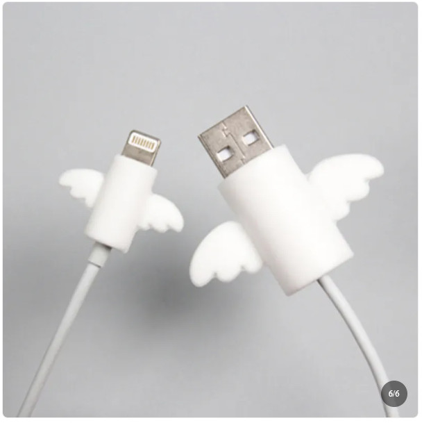 Cute Angel Cable Protector Charger Cord Anti Break Cover gallery