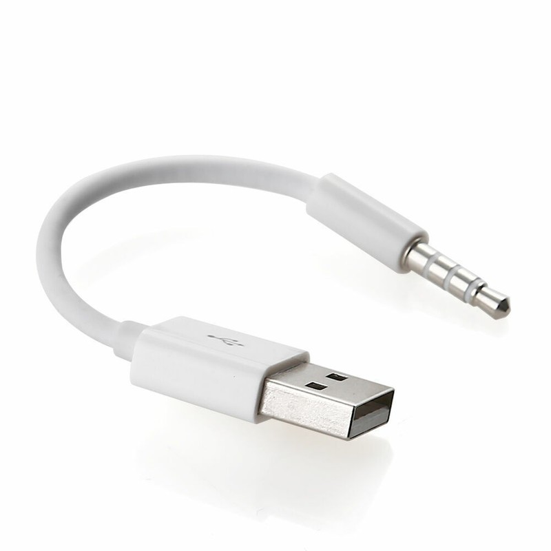 USB Charger Data SYNC Cable for Apple iPod Shuffle 3rd 4th 5th 6th 7th Gen 3.5mm