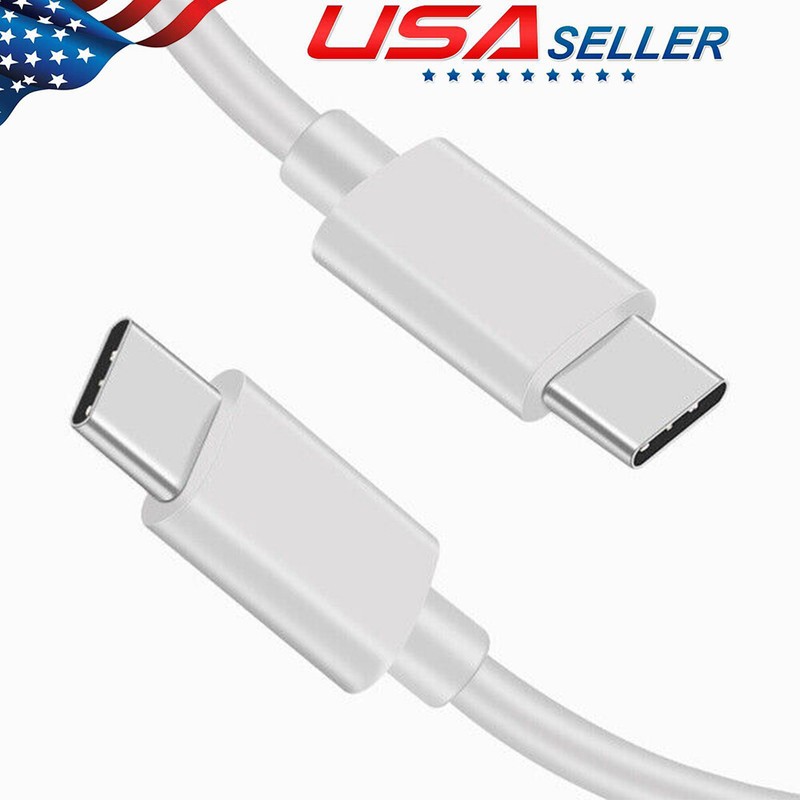 iPhone 15 White TC Charging Cable, High-Speed Charger Cord for Apple Devices