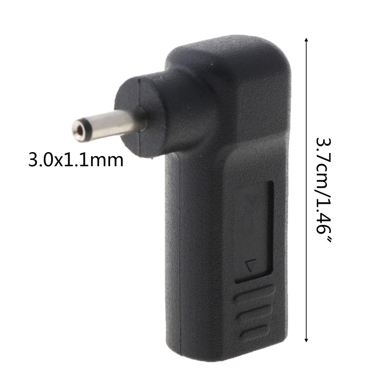 Laptop USB Type C Female to 3.0x1.1mm for Dc Power Adapter Plug Converter for As gallery