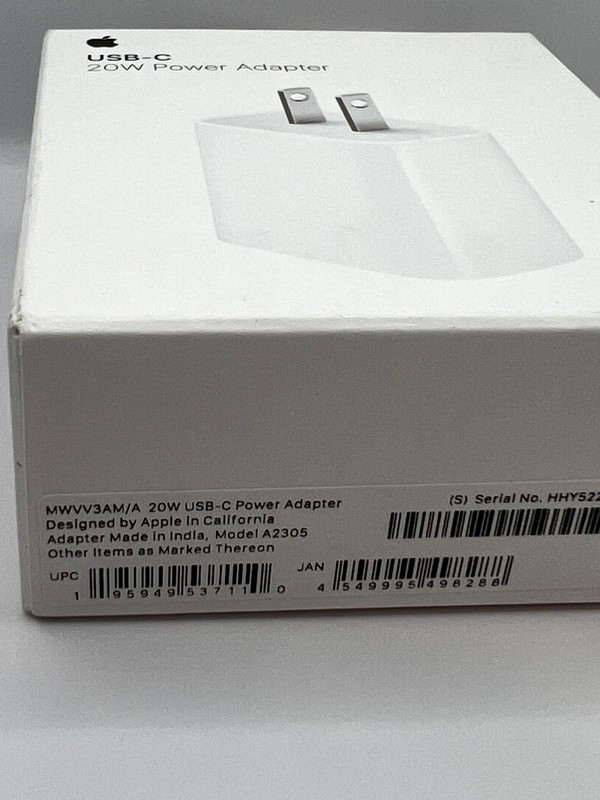 Apple 20W USB-C Power Adapter (MWVV3AMA) gallery