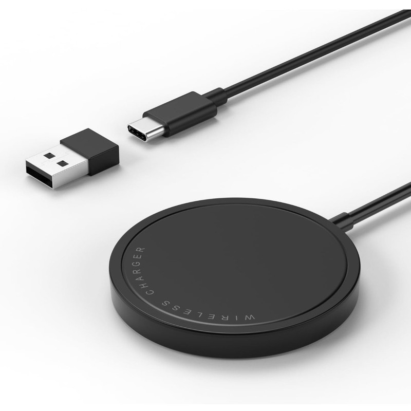 Magnetic Wireless Charger Mag-Safe iPhone 12+ Compatible USB-A Converter b35