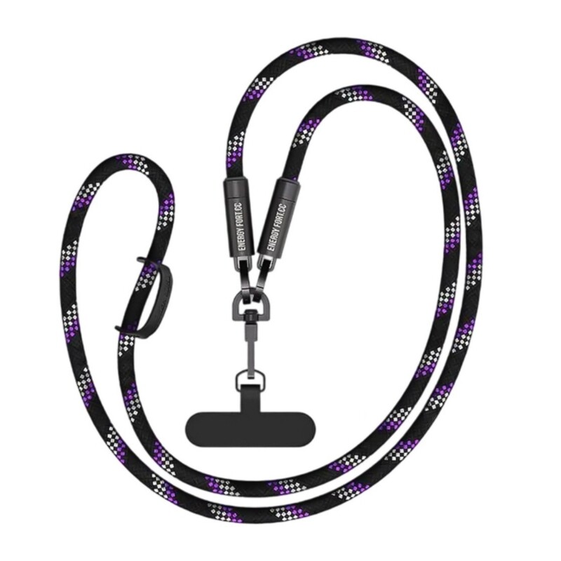 Crossbody Phone Lanyard Straps with Patches Adjustable Braided Neck Straps gallery