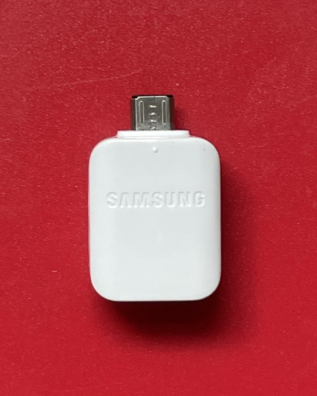 Samsung Micro USB Adapter Connector GH96-09728A, White